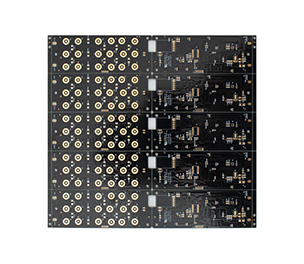 2 layers immersion gold black oil PCB styrelser